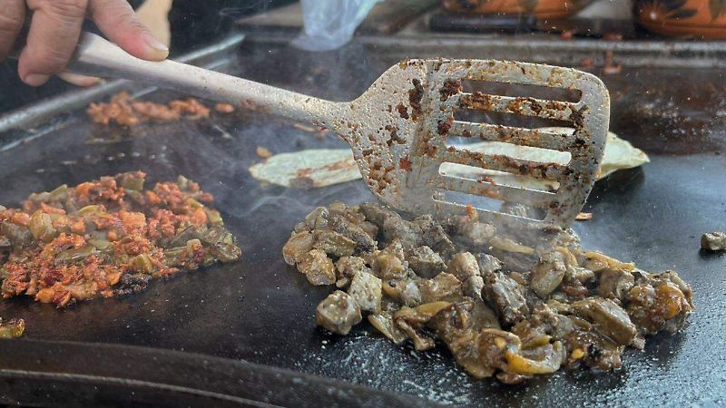 Venta de carne y tacos en Durango